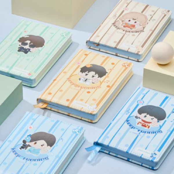 ZJSTV Keep Running Benben Pocket Journal Notebook