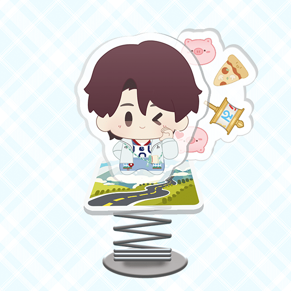 ZJSTV Keep Running Chibi-Style Bouncy Standee 2.0