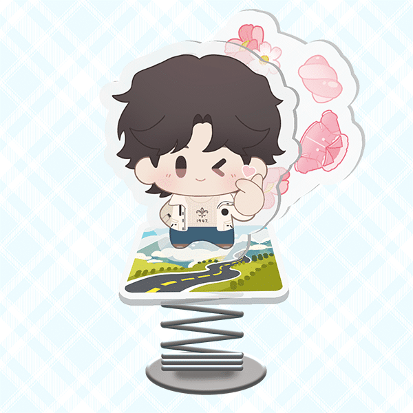 ZJSTV Keep Running Chibi-Style Bouncy Standee 2.0