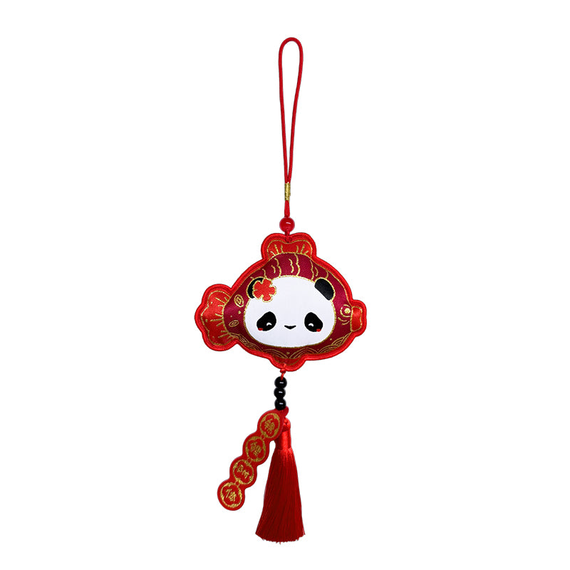Koi Panda Plush Keychain