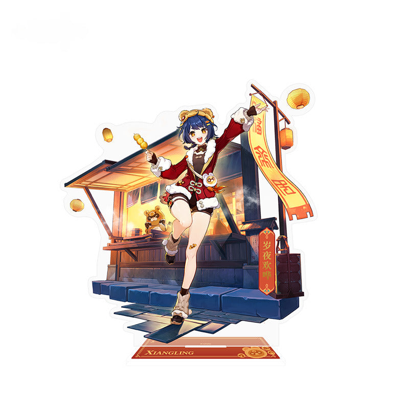 Genshin Impact Badge Standee Teyvat Style Series