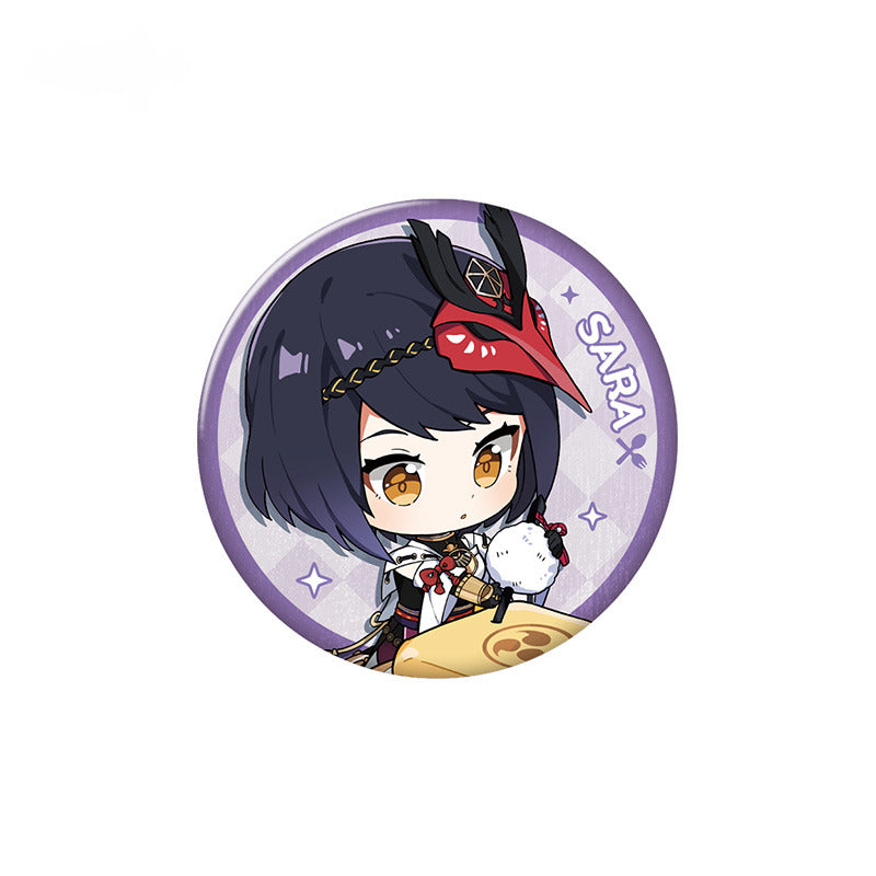 Genshin Impact Character Badge Yummy Party Theme
