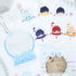 CPOP4U | Link Click Crystal Ball Badge Cover Sticker Set Fluffy Winter