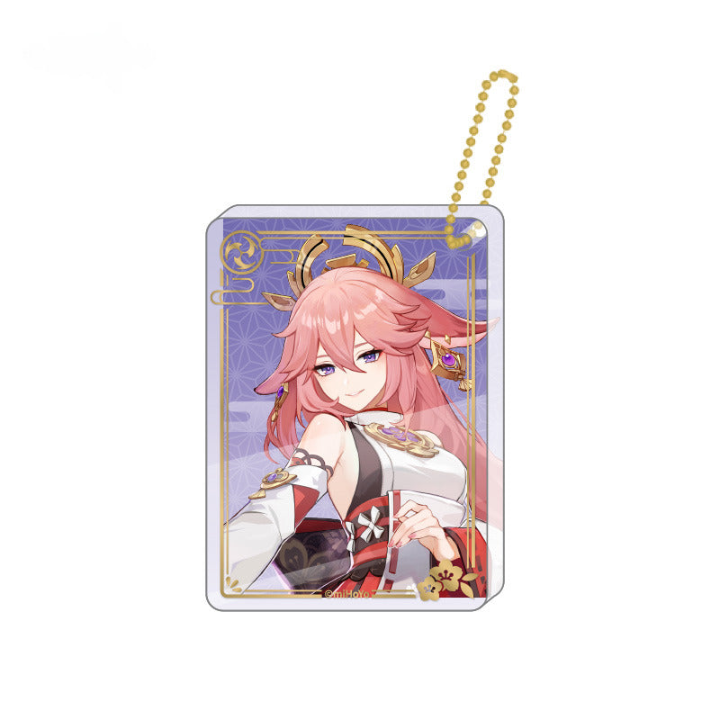 Genshin Impact Character Thick Acrylic Pendant