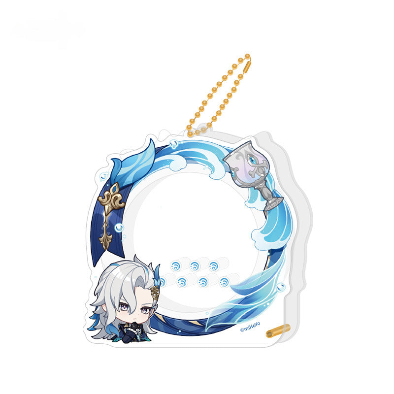 Genshin Impact Badge Acrylic Storage Cover