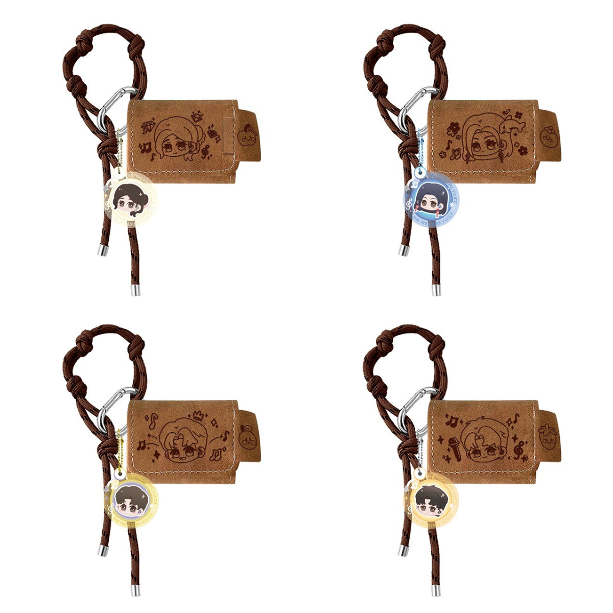 ZJSTV The Treasured Voice Official Merch – Chibi-Style Earphone Case with NFC