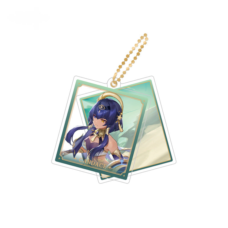 Genshin Impact Double Panel Acrylic Pendant