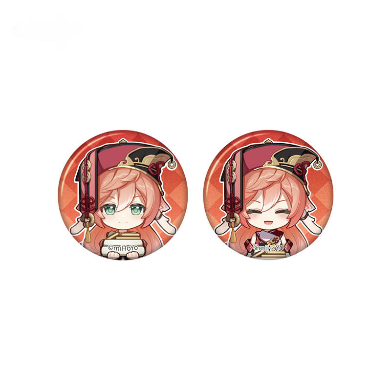 Genshin Impact Mini Badge Set Taking Pictures Recounting Good Times Series