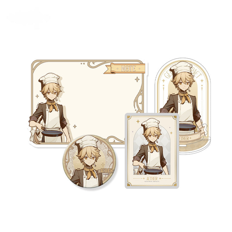 Genshin Impact Badge Standee Fridge Magnet Hunt the Shadow Series