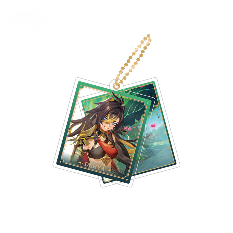 Genshin Impact Double Panel Acrylic Pendant