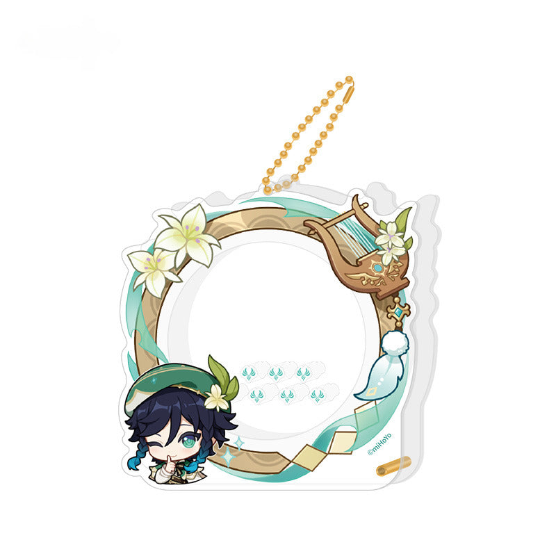 Genshin Impact Badge Acrylic Storage Cover