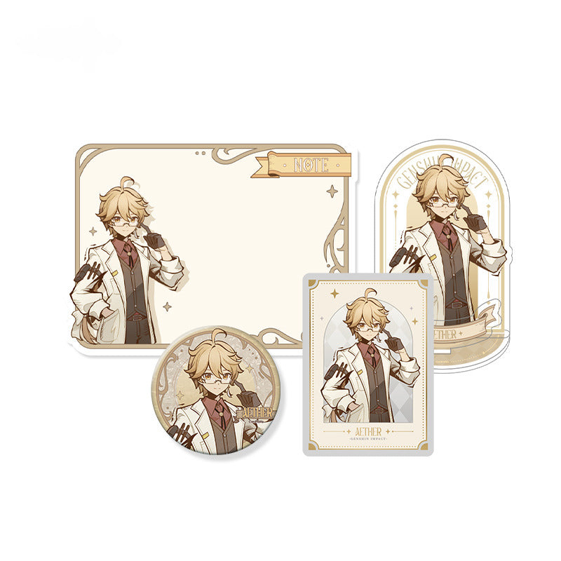 Genshin Impact Badge Standee Fridge Magnet Hunt the Shadow Series