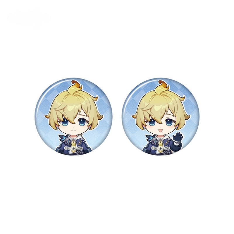 Genshin Impact Mini Badge Set Taking Pictures Recounting Good Times Series