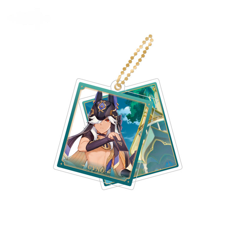 Genshin Impact Double Panel Acrylic Pendant