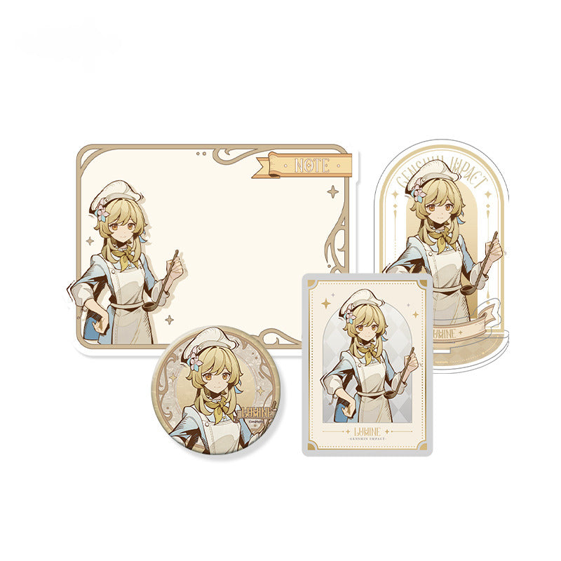 Genshin Impact Badge Standee Fridge Magnet Hunt the Shadow Series