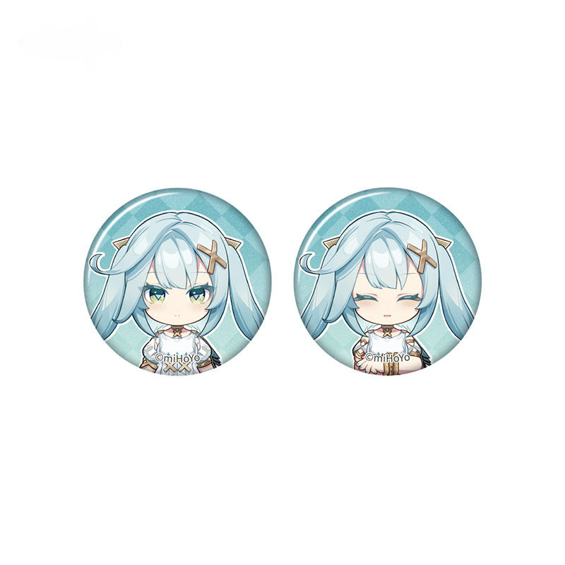 Genshin Impact Mini Badge Set Taking Pictures Recounting Good Times Series