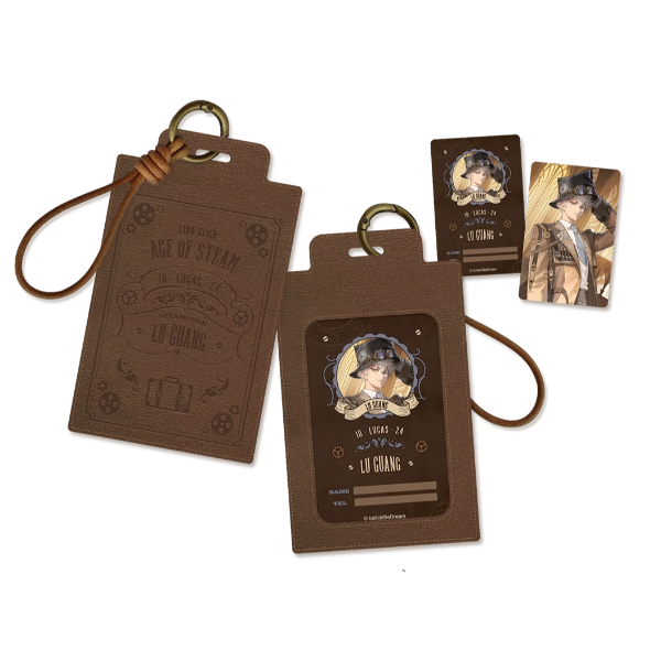 Pre-order Link Click Steam Age PU Leather Luggage Tag Set