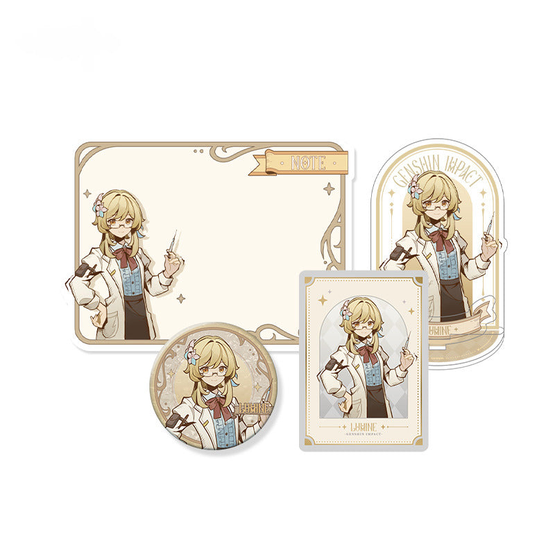 Genshin Impact Badge Standee Fridge Magnet Hunt the Shadow Series