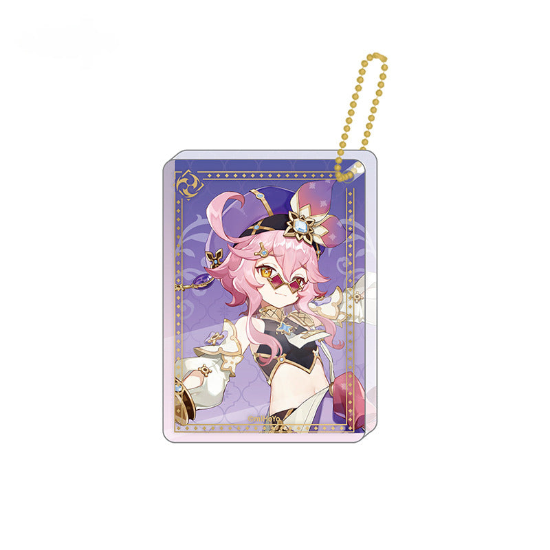 Genshin Impact Character Thick Acrylic Pendant