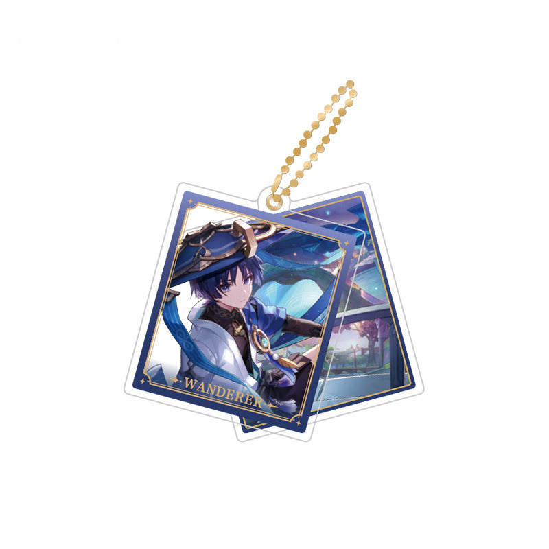 Genshin Impact Double Panel Acrylic Pendant
