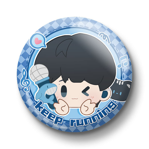 ZJSTV Keep Running Official Merch – Benben Sparkle Badge (Blind Box Edition)