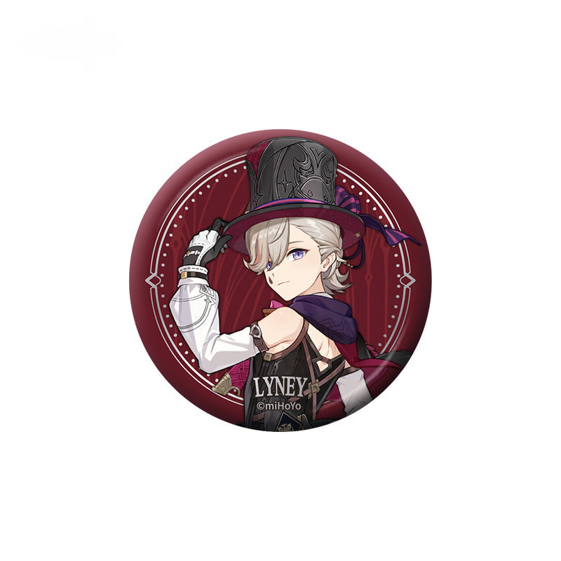Genshin Impact Badge Fatui Theme