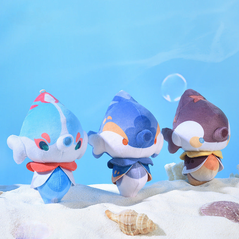 Genshin Impact Bubble Seahorse Plush Pendant Original Sea Series