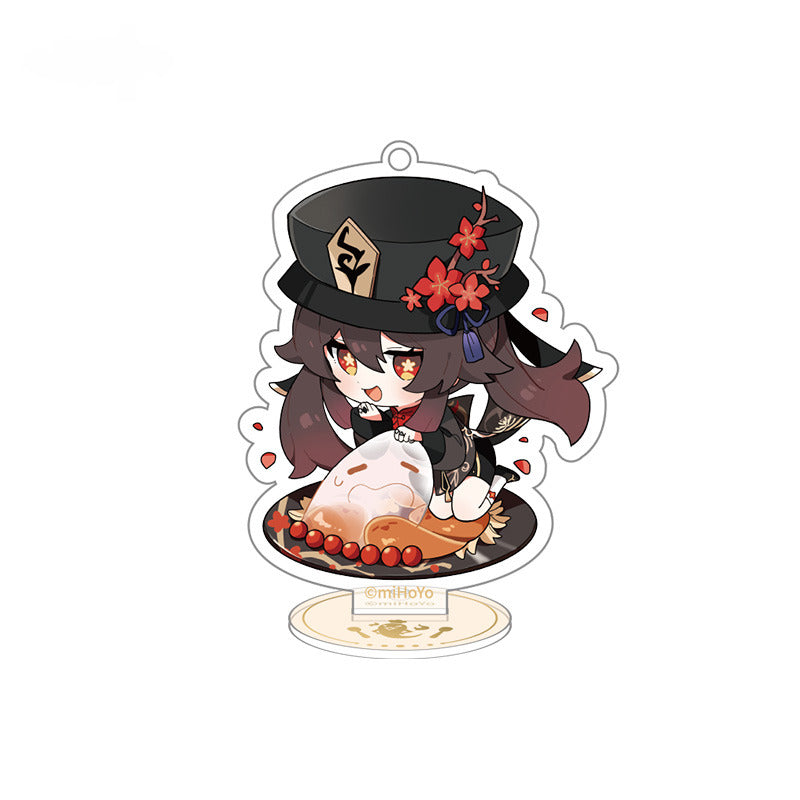 Genshin Impact Character Acrylic Mini Standee Yummy Party Theme
