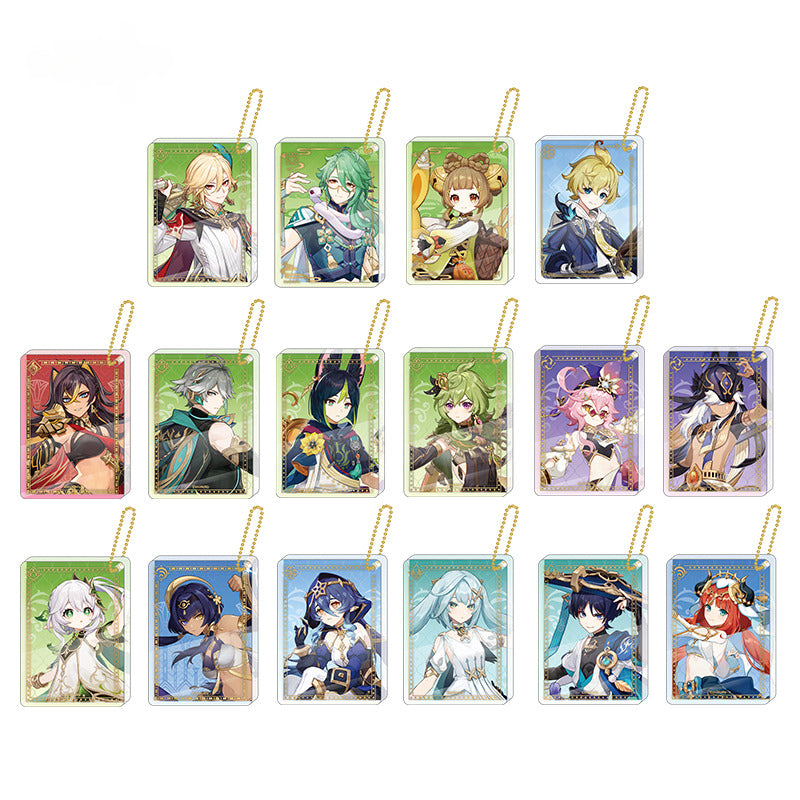 Genshin Impact Character Thick Acrylic Pendant