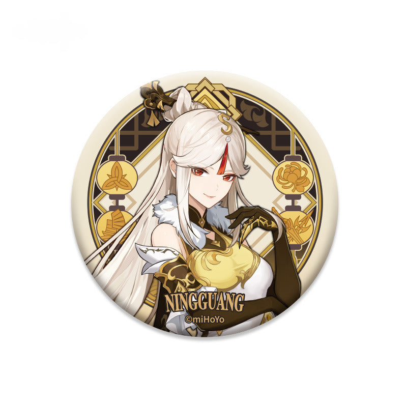 Genshin Impact Badge Liyue Harbor Theme