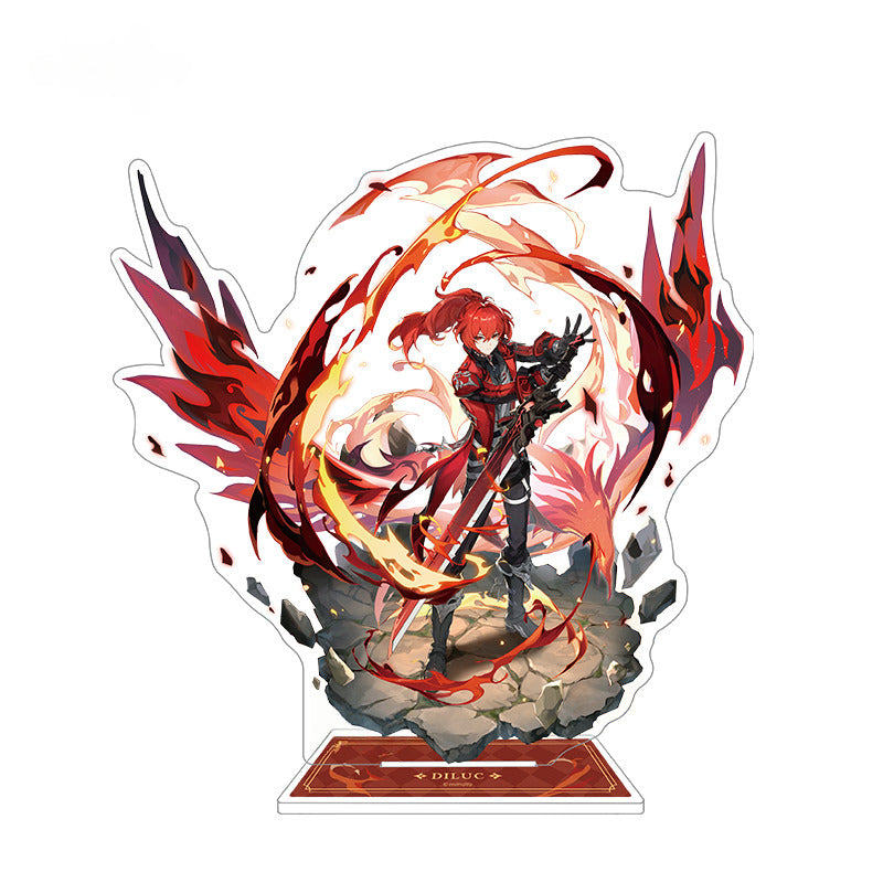 Genshin Impact Badge Standee Teyvat Style Series