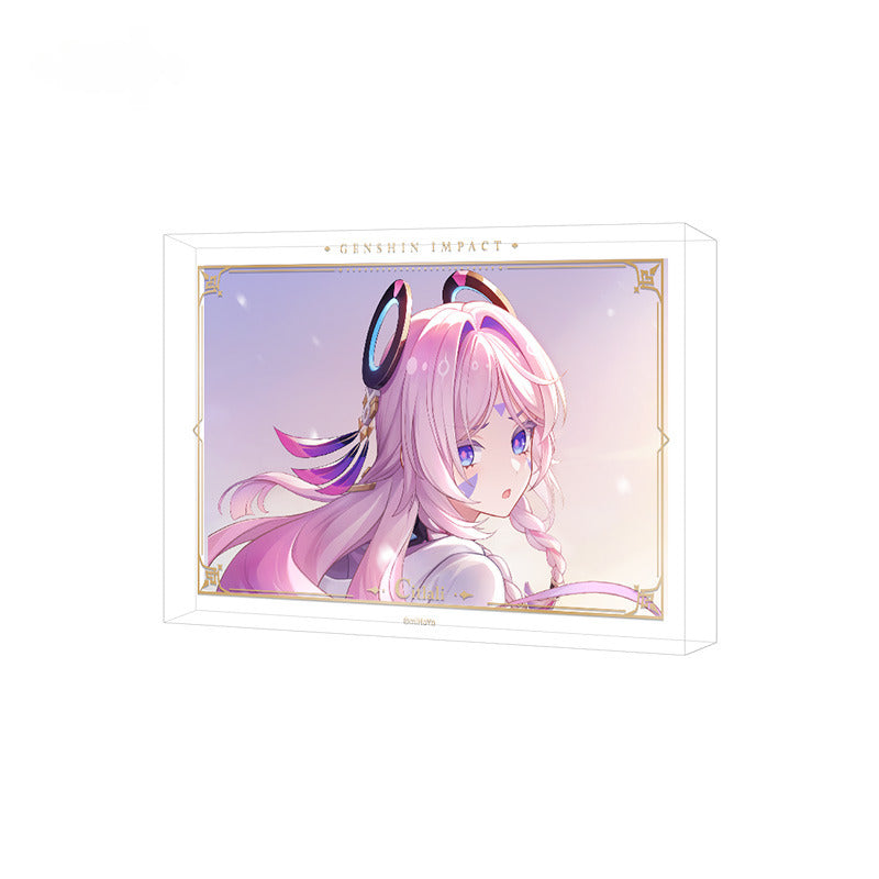 Genshin Impact Thick Acrylic Decorative Painting Character PV Series
