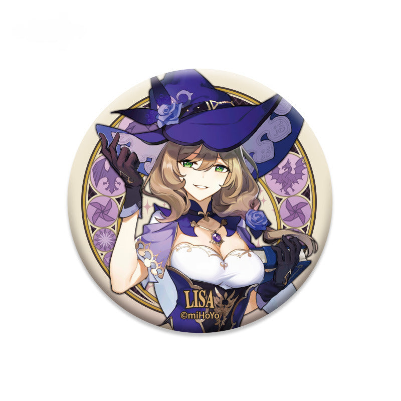 Genshin Impact Badge Mondstadt Theme