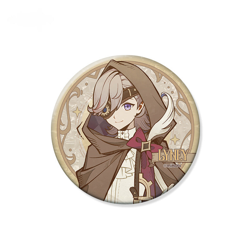 Genshin Impact Badge Standee Fridge Magnet Hunt the Shadow Series