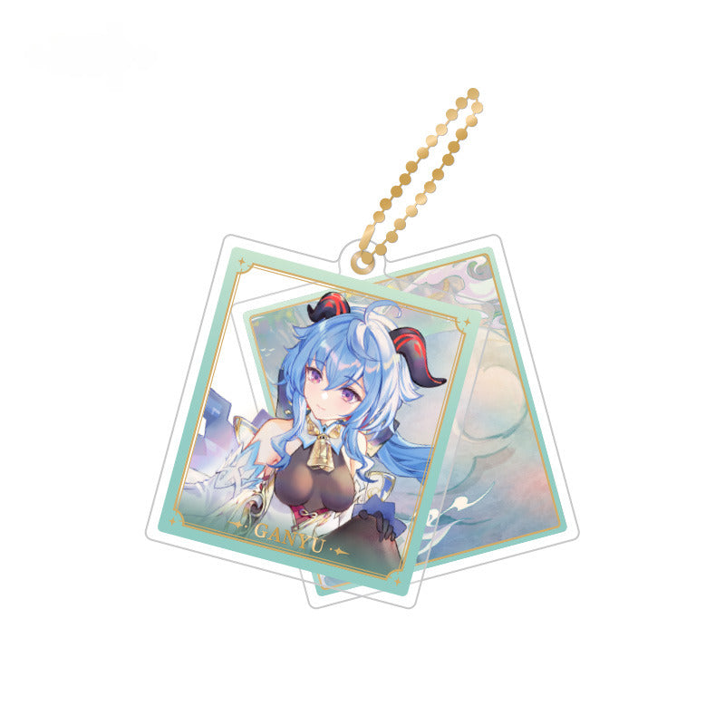 Genshin Impact Double Panel Acrylic Pendant