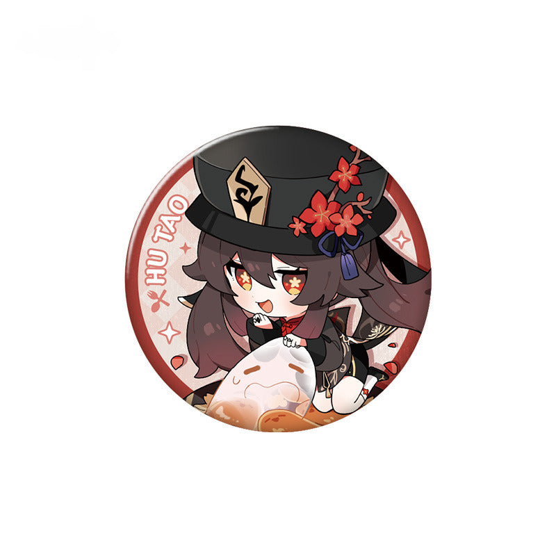 Genshin Impact Character Badge Yummy Party Theme