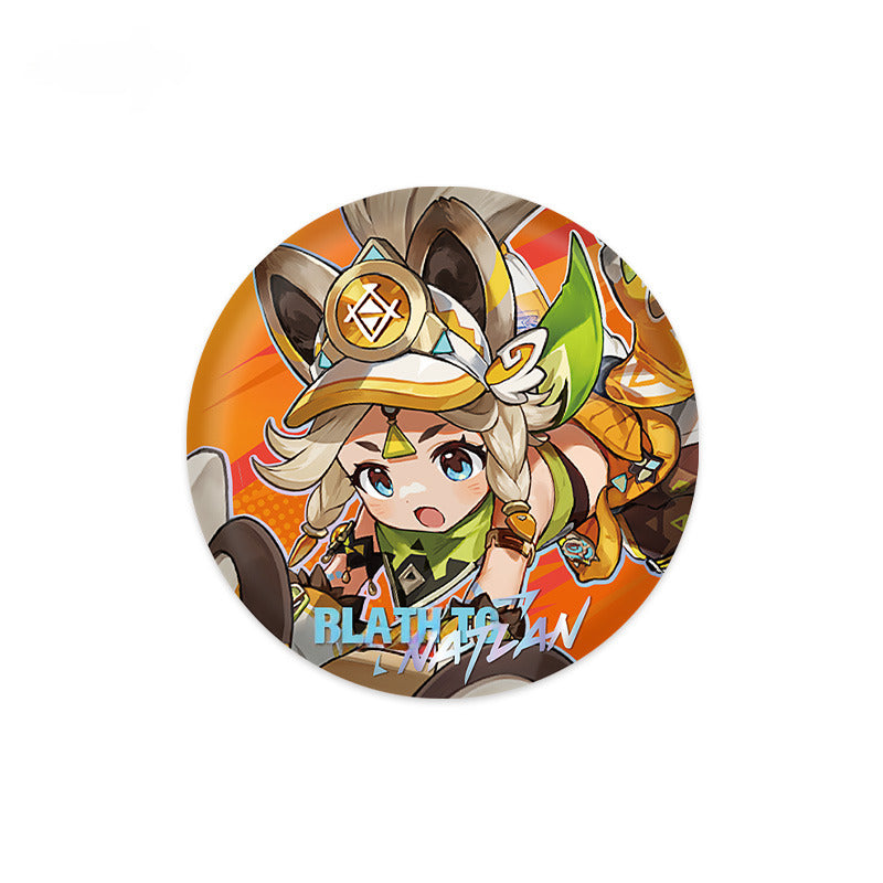 Genshin Impact Badge Standee File Folder Mouse Pad Ornament Blaze to Natlan Series