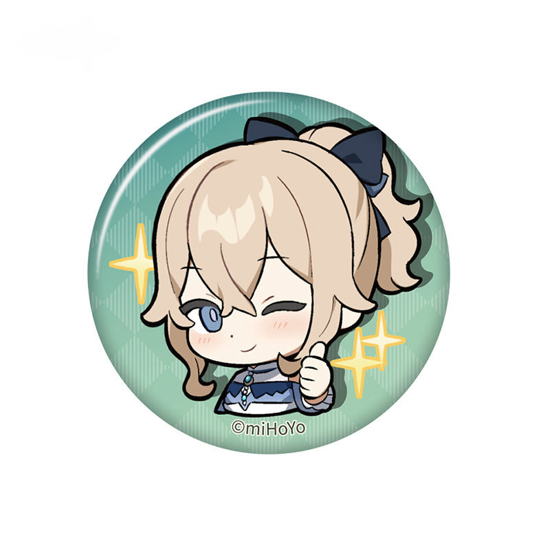 Genshin Impact Badge Mondstadt Q Version Emoji Themed Series