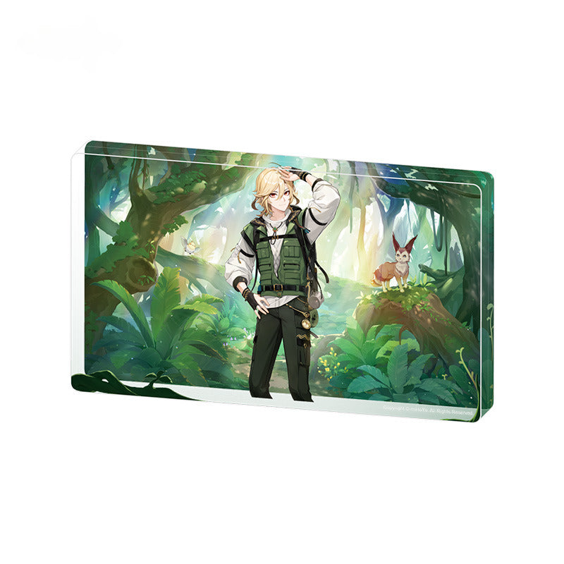 Genshin Impact Badge Standee Ornament Mouse Pad Kaveh- Teyvat Natural Exploration Journey Series