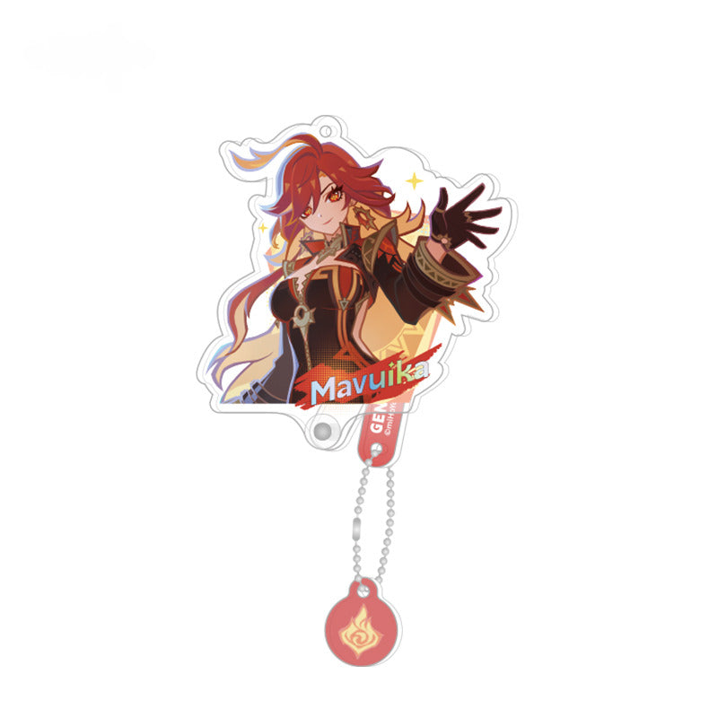 Genshin Impact Transparent Card Acrylic Photo Stick Preview Program Illustration Series