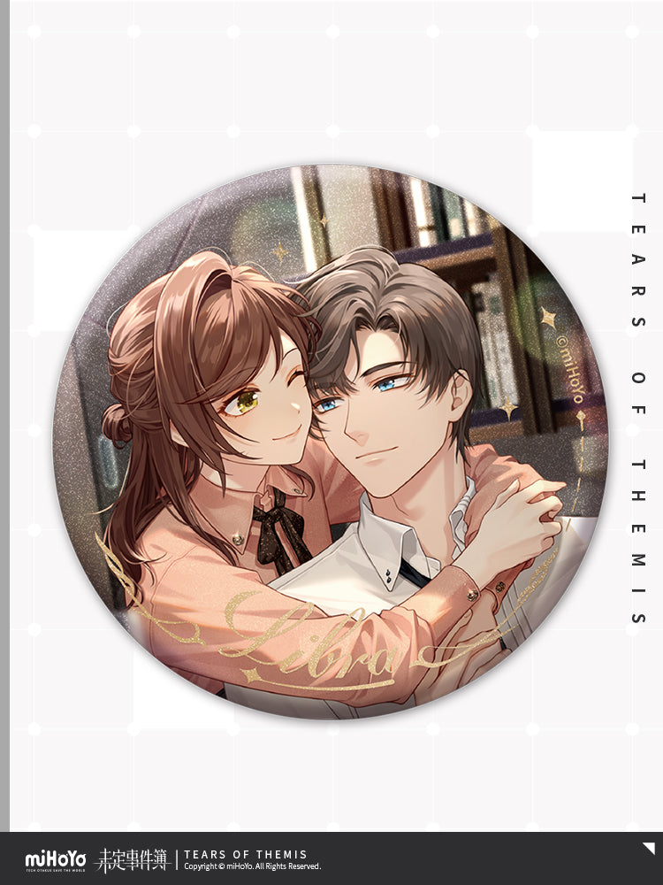 Tears of Themis Tender Whispers Series Tinplate Badge  (Round 2)
