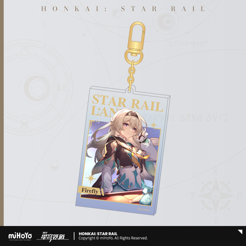 Honkai: Star Rail Acrylic Keychain Star Rail Land Series