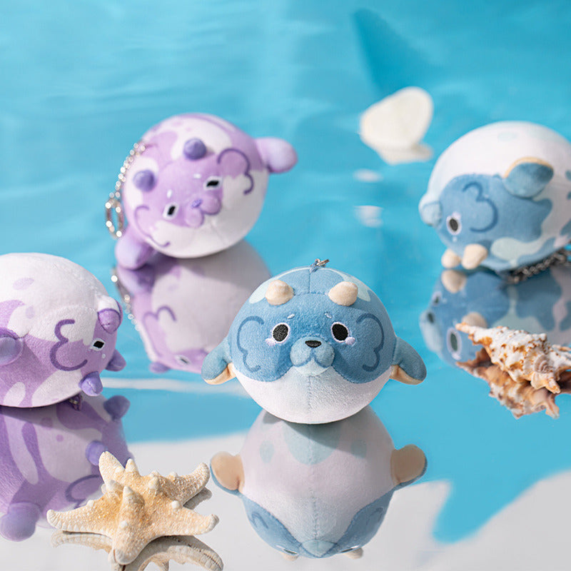 Genshin Impact Blubberbeast Plush Doll Pendant Original Sea Series