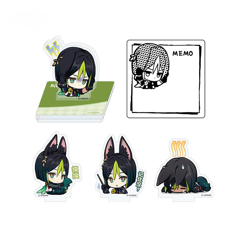 Genshin Impact Calendar Stamp Ornament Chibi Emoji Series