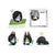 Genshin Impact Calendar Stamp Ornament Chibi Emoji Series