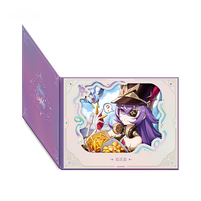 Pre-order Genshin Impact Flip Style Flower Window Colored Paper 2025 Day of Destiny Series