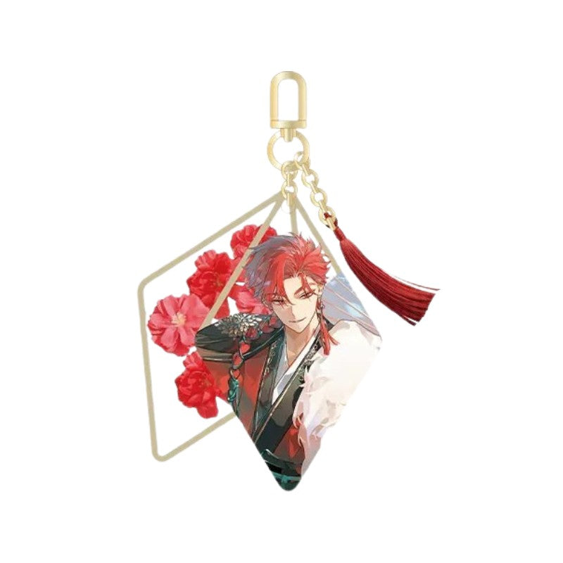 Link Click Splendid Dream Echo Vein 2026 Birthday Series Dried Flower Acrylic Keychain