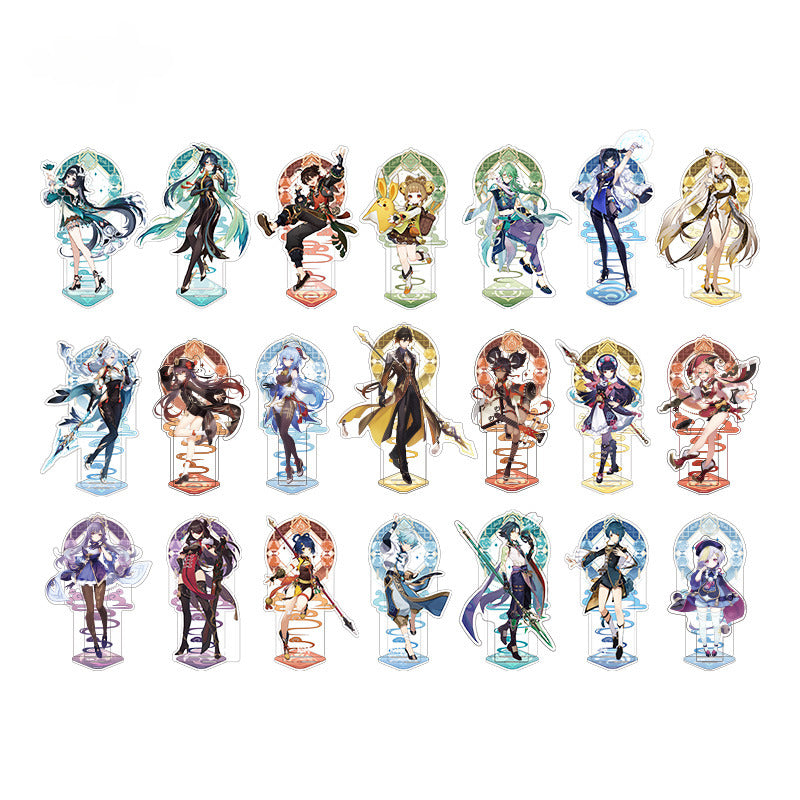 Genshin Impact Character Acrylic Standee Liyue Harbor Theme