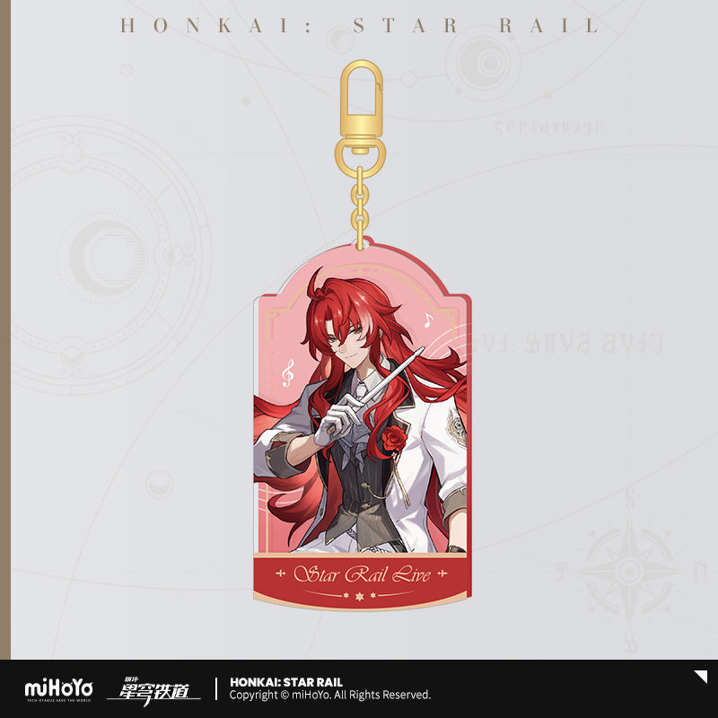 Honkai: Star Rail Acrylic Pendant Star Rail LIVE Series