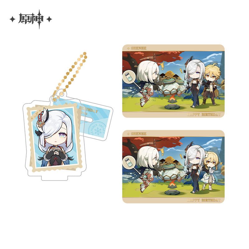 Genshin Impact Character Standee Collection Card Set Taking Pictures Recounting Good Times Series